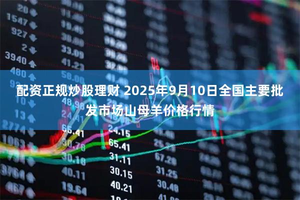 配资正规炒股理财 2025年9月10日全国主要批发市场山母羊价格行情