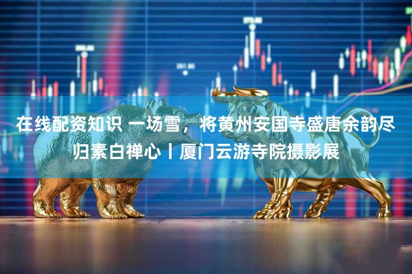 在线配资知识 一场雪，将黄州安国寺盛唐余韵尽归素白禅心丨厦门云游寺院摄影展