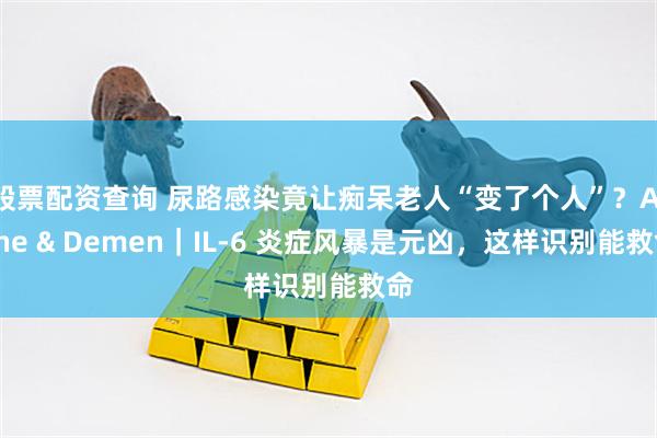 股票配资查询 尿路感染竟让痴呆老人“变了个人”？Alzhe & Demen｜IL-6 炎症风暴是元凶，这样识别能救命